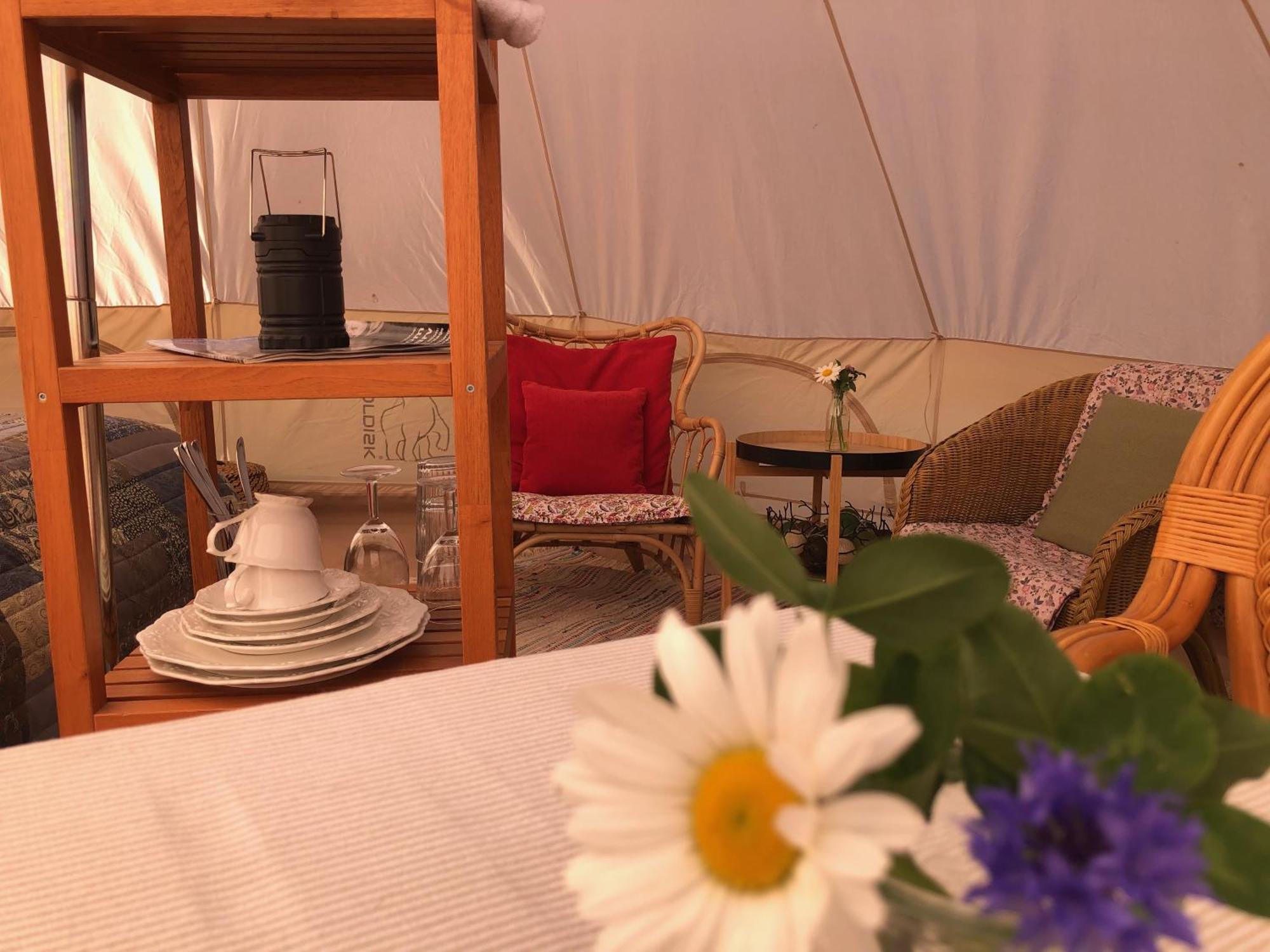 Helles Have Glamping Hotel Stege Buitenkant foto